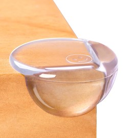 12 Pack Corner Protector for Baby, Clear Furniture Corner Guard & Edge Safety Bumpers for Table Edges & Sharp Corners - Baby Proofing (Round)