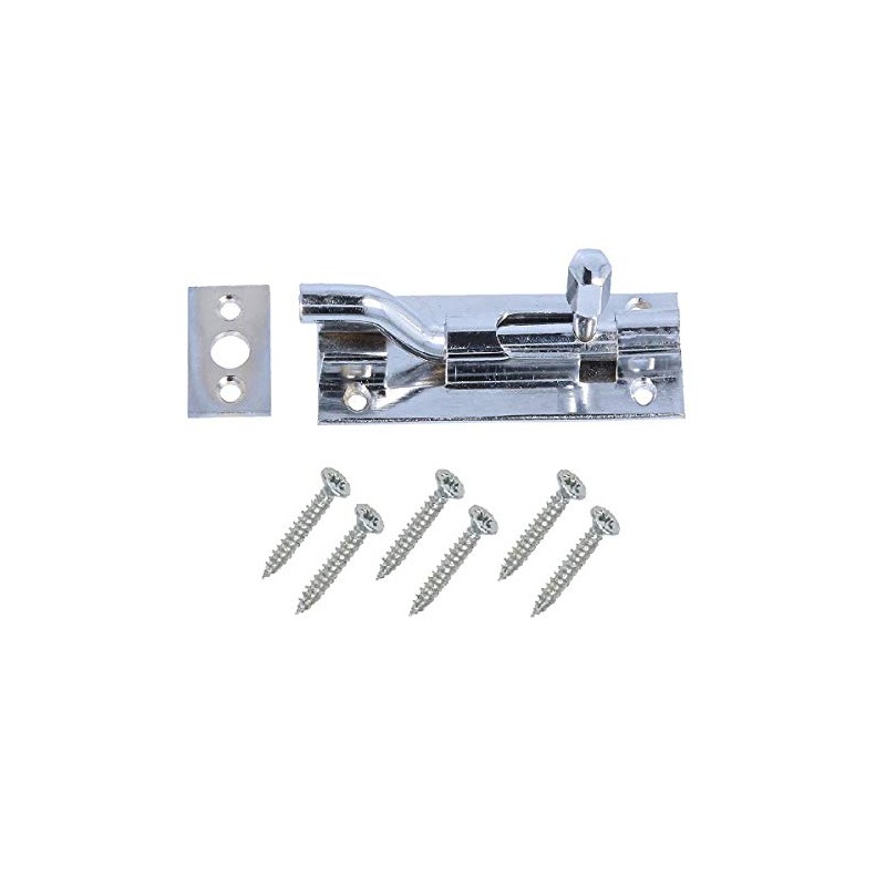 Merriway® BH00777 Swan Neck Surface Slide Door Bolt, 100 mm