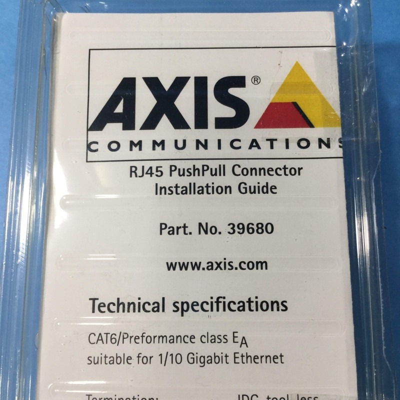 Axis 39680 Rj45 Push Pull Connector
