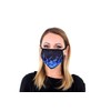 3 Pk Printed Cool Blue Fire Multi Color Reusable Face