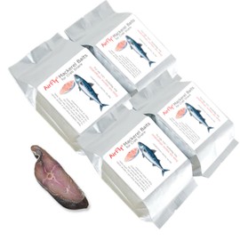 AirFly Real Dried Squid Bait for Crab Snares & Traps, Easy & Powerful Crab Trap Attractant, Ready-to-Use, No Refrigeration (4 Packs)