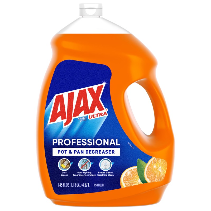 Ajax Ultra Professional Antibacterial Pot & Pan Dish Soap, Orange