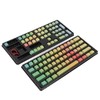 Keycaps PBT Translucent Sublimation Rainbow Gradient Mechanical 108 Keycaps for