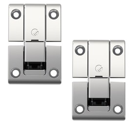 Gedotec KIMANA 3D Adjustable Cabinet Door Hinge 3D Adjustable Furniture Hinge 3-Piece Nickel-Plated Steel Door Hinge for Furniture & Flaps Pack of 2