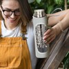 Reeho 32oz Borosilicate Glass Water Bottle with Tea Infuser &