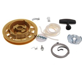 Jardiaffaires Ratchet Starter Kit Flat Compatible with Honda and Chinese 4.5 to 6.5 HP