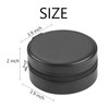 MAYCARI Portable Mini Jewelry Box for Girls Round Pu Leather