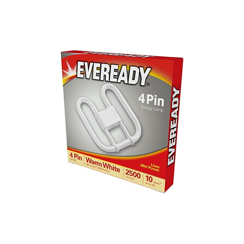 Eveready 0280-038835ue 38W 4 PIN Energy Saver 2D LAMP, 38