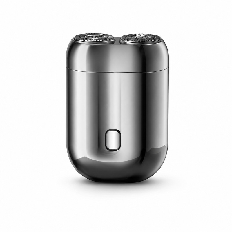 Mini Electric Shaver for Travel – USB Rechargeable Double-Head Razor