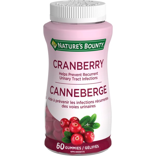 Nature's Bounty Nature's Bounty Cranberry Gummies Herbal Supplement, Helps Prevent