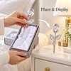 Crystal Glass Rose for Romantic Gifting – Elegant Artificial Flower
