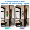 yamxun Traffic Light Lamp Decor on Wall: Remote Control LED