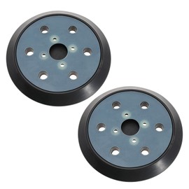 The Lord of the Tools 2PCS 6 Inch 6 Holes Sander Backing Pad Compatible with Ridgid R2611 Random Orbit Sander Hook and Loop Replacement Sanding Pad
