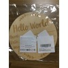 AIEX Wooden Baby Announcement Sign, 5.9 Inch Round New Baby