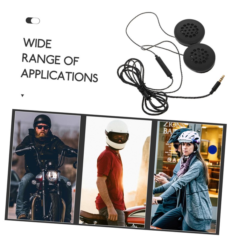 LALAFINA High Fidelity Motorcycle Hardhat Headset for Outdoor Sports Ergonomic