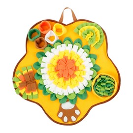 RdjEokf Vivifying Snuffle Mat for Dogs, Interactive Sniff Mat, for Boredom,Encourages Natural Foraging Skills, for Cats Rabbits Dogs Bowl, for Smell Training and Slow Eating