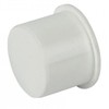FloPlast Push-Fit Waste Pipe Plug 40mm White | Home Standard