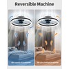 KDG 15.8" Low Profile LED Ceiling Fans with Light, Reversible
