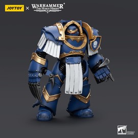 JoyToy Warhammer 40k: Ultramarines Cataphractii Terminator Squad Terminator with Lightning Claws 1:18 Scale Action Figure