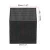 PATIKIL Rubber Anti-Vibration Pads, 4 Pcs Square Vibration Isolation Mats