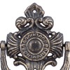 Relaxdays Antique Knocker, Cast Iron, Embellished, for Front Door, HxWxD: