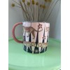 Anthropologie Leopards Maeve Mug Animals Nature Handpainted