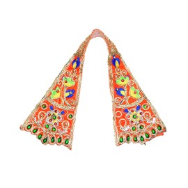 Aditri Creation Decorative Laxmi Durga Devi MATA Dress poshak vastra Cloth lehanga Chunari Puja Item for Idol Statues for Indian Traditional Navratri Festival Decoration(Size :- 5")(Red)