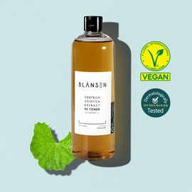 Blansen Cica Toner Centella 90 Mildly Acid Hyaluronic Acid Highly Moisturizing Moisture Soothing Toner Skin Toner / 시카토너 병풀 90 약산성 히알루론산 고보습 수분 진정 토너 스킨 토너