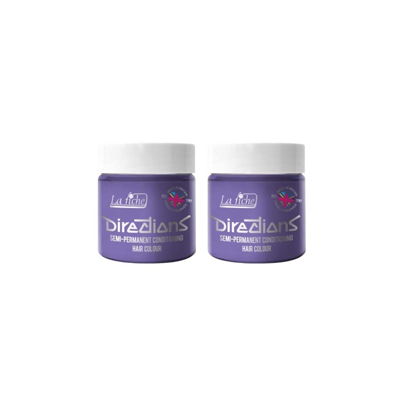 2x La Riche Directions Semi-Permanent Hair Color 100ml Tub -