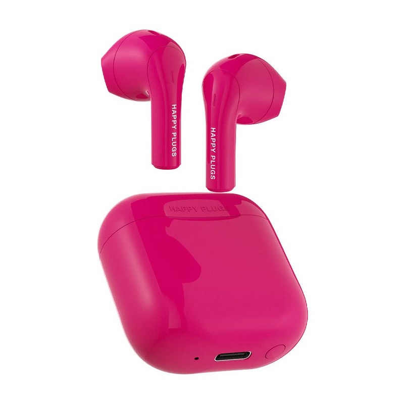 Happy Plugs Joy True Wireless Headphones Cerise