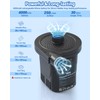 Dr.meter Air Pump for Inflatables, Rechargeable 4000mAh Battery Air Mattress