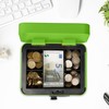 Relaxdays Cash Box, Coin Counter Tray Combination Lock Change &