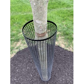 Tree Guard Pack | Plastic Mesh Tree Bark Protector | Deer Guard | 24" Tall x 4" Diameter (Pack of 5)