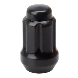 Tusk Tapered Spline Drive Lug Nut Kit with Lug Nut Key 12mm x 1.50mm Thread Pitch (8 Pack) Black - for Polaris Ranger 1000 Crew