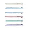 CIOUYAOS 6 Pack Multi Coloured Ballpoint Pen, 4-in-1 Retractable Multicoloured