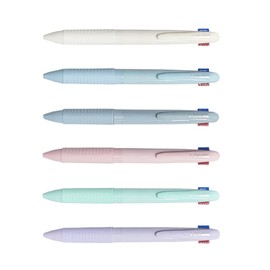 CIOUYAOS 6 Pack Multi Coloured Ballpoint Pen, 4-in-1 Retractable Multicoloured Pen, Smooth 0.5mm Pen Multipack for Office School Supplies Students Children Gift