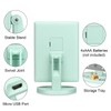 deweisn Tri-Fold Lighted Vanity Tabletop Mount Mirror with 21 LED