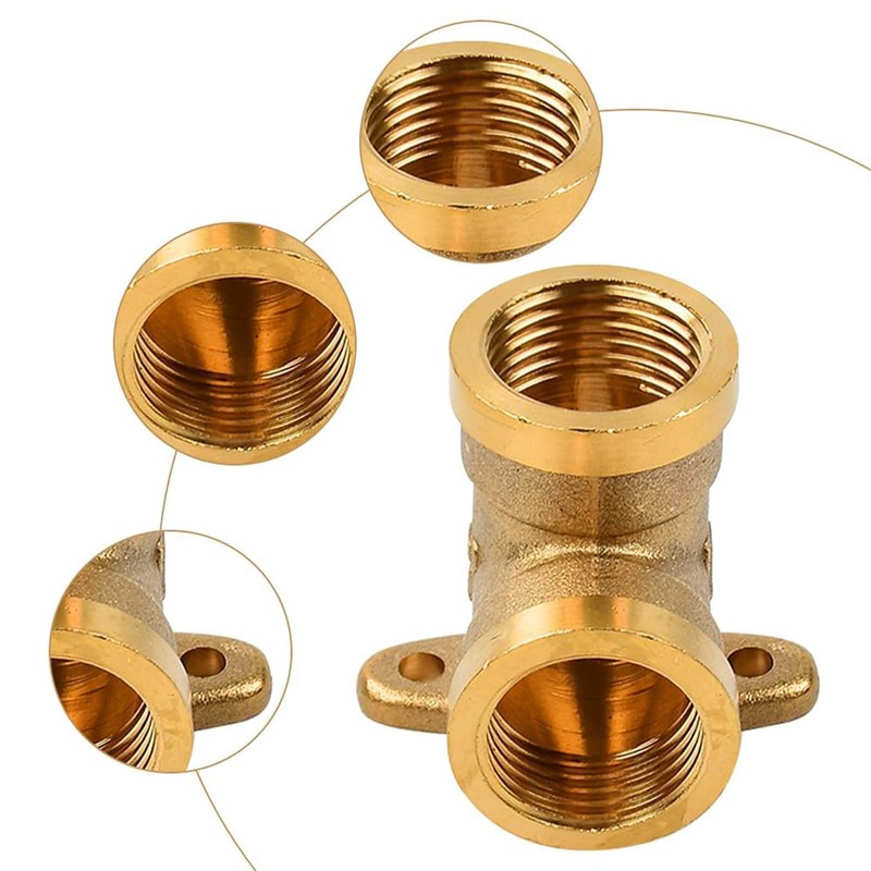 Set of 4 Wall Discs 1/2 Inch DN15 Wall Angle