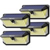 TECKNET 461 LED Solar Powered Outdoor Lights, 270° Angle &