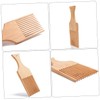 COHEALI 5pcs Hair Styling Comb Ergonomic Wooden Hair Comb for