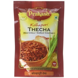 Prakash, Kolhapuri Thecha (Red Chilli- Garlic Chutney), 100 Grams(gm)
