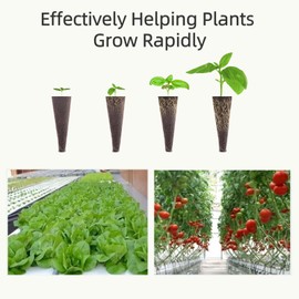 Cusfele 147 pcs Seed Pod Kit for Aerogarden, Hydroponic Grow Anything Kit, 50 Grow Sponges, 50 Pod Labels, 12 Baskets, 12 Planting Domes