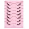 Vivis Corner Wispy Cat Eye Half Lashes 3D Mink False