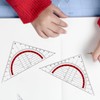 With Handle Plastic Set Square - Geometry Triangle Set for