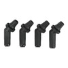 4pcs Sunroof Drain Tube Connector Rubber Black for Range Rover