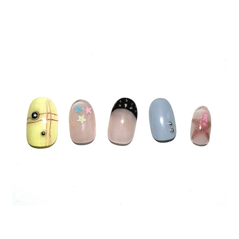 [Self-produced] Kiki Unique nail - Malkang Almond / [자체제작] 키키