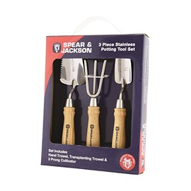 Spear & Jackson POTTING3PS Potting Tool Set - Silver (3-Piece)