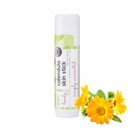 Calendula Skin Stick, Simply Unscented. Moisture Stick. Organic Lotion Bar. Moisturizing Ointment Salve. Multipurpose Skin Cream - 0.5 oz. (2 tube set)