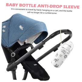 Hohopeti Adorable Baby Bottle Covers 2pcs Pigeon Bottle Newborn Cartoon Design for Baby