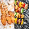 30cm Kebab Skewers, 20 Pcs Stainless Steel BBQ Grilling Skewer